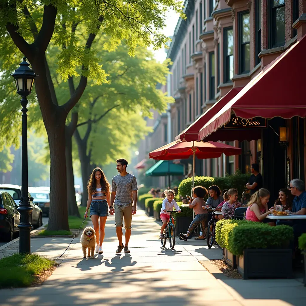 Уникальные фасады зданий в районе Луп